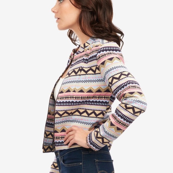 Octavia tribal print zip-up jacket - Picture 7 of 8